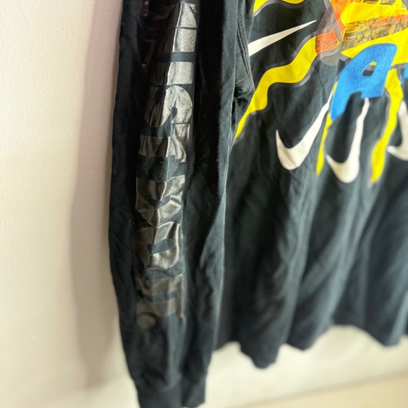 Nike x Travis Scott Sun Shirt Men's Long Sleeve in black size large - Picture 5 of 12